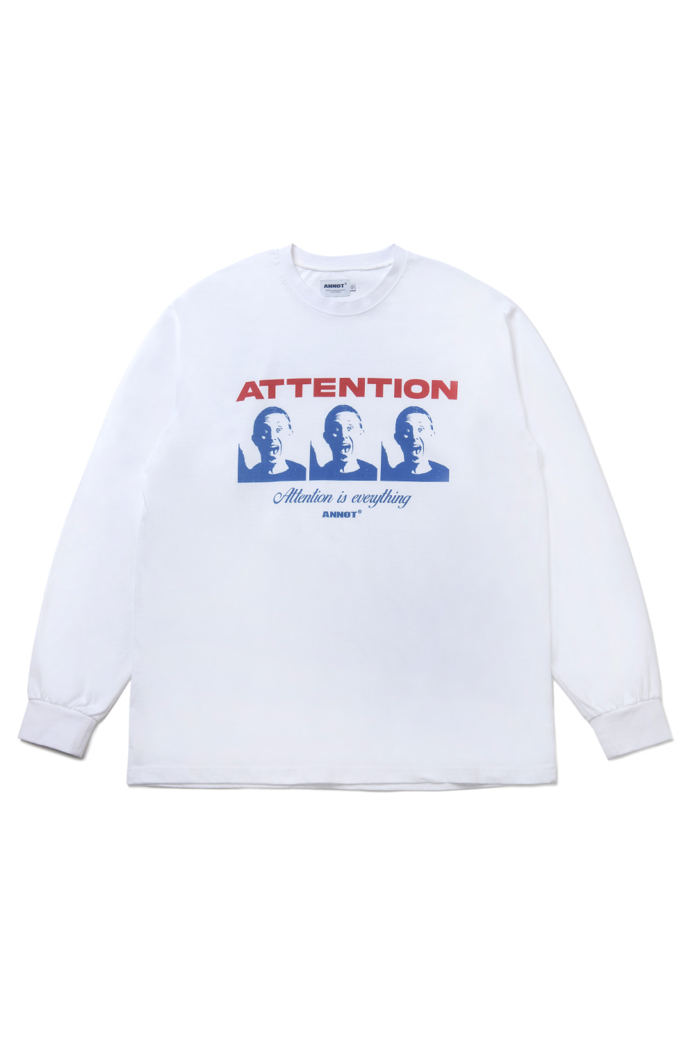 Attention Long Sleeve White