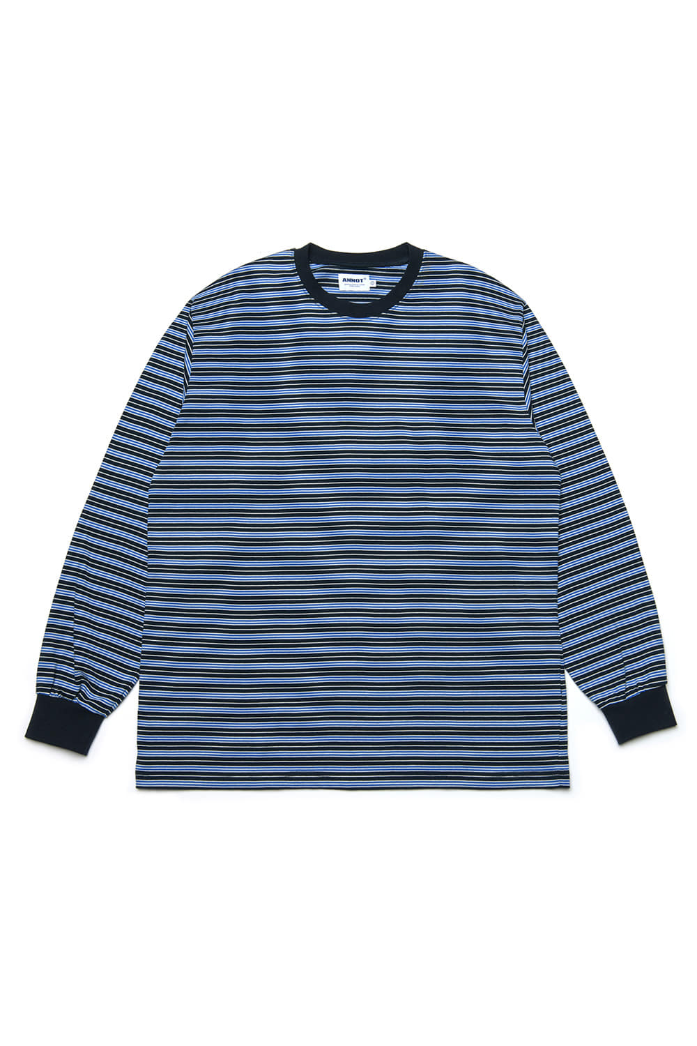 Multi Stripe Long Sleeve Navy Blue